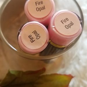 Iridescent milky pink SEALED Fire Opal LipSense